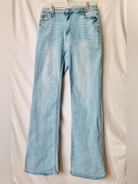 Wax Jean Light Wash Wide Leg Jeans Sustainable Denim